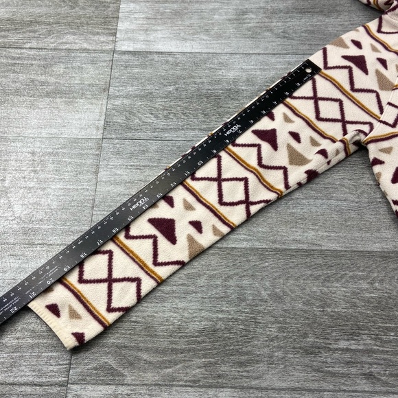 The North Face Fleece Hoodie Womens Small Aztec Cowl Neck Pullover Southwest - Picture 15 of 16